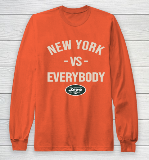 New York Jets Vs Everybody Long Sleeve T-Shirt 3