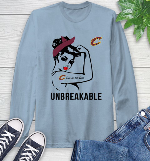 NBA Cleveland Cavaliers Girl Unbreakable Basketball Sports Long Sleeve T-Shirt 6