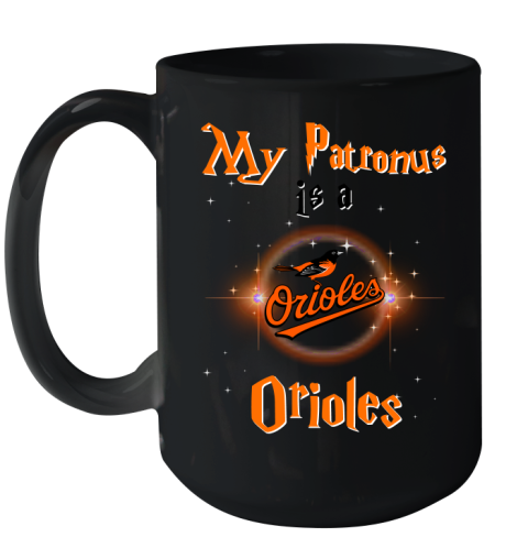 MLB Baseball Harry Potter My Patronus Is A Baltimore Orioles Ceramic Mug 15oz