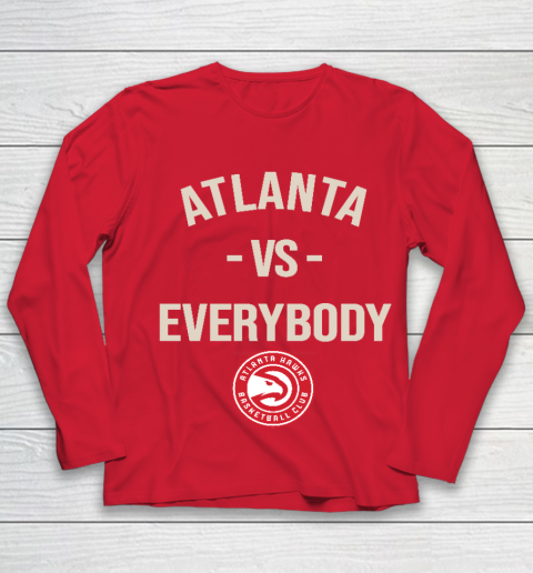 Atlanta Hawks Vs Everybody Youth Long Sleeve 8