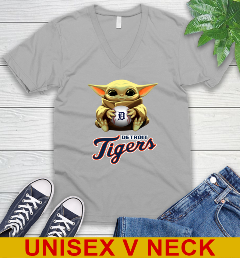 MLB Baseball Detroit Tigers Star Wars Baby Yoda Shirt 52