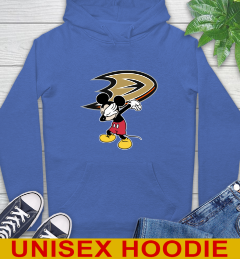 Anaheim Ducks NHL Hockey Dabbing Mickey Disney Sports Hoodie 9
