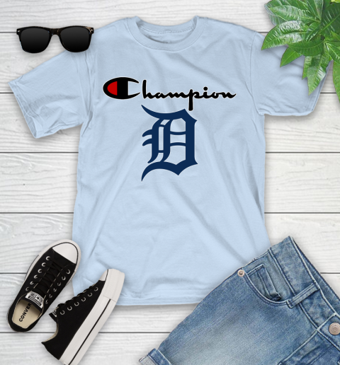 MLB Baseball Detroit Tigers Champion Shirt Youth T-Shirt 5