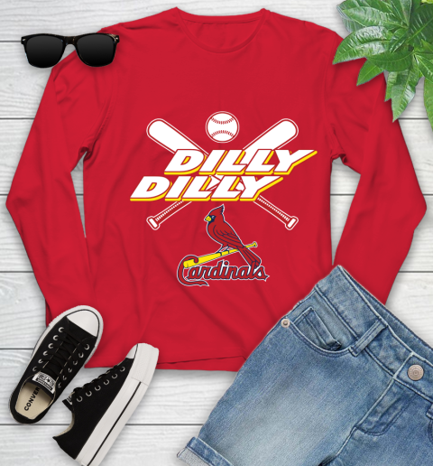 MLB St.Louis Cardinals Dilly Dilly Baseball Sports Youth Long Sleeve 11
