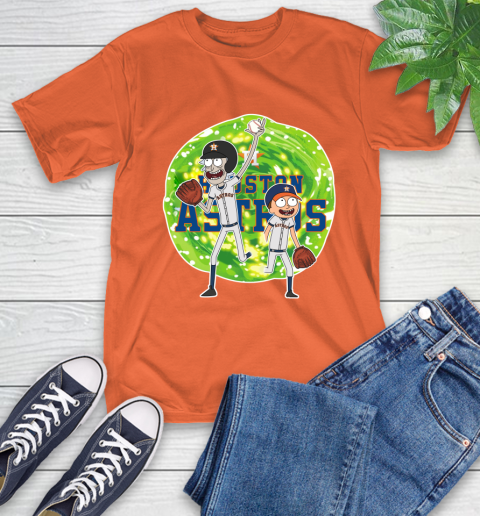 MLB Houston Astros Rick And Morty Baseball Sports T-Shirt 5