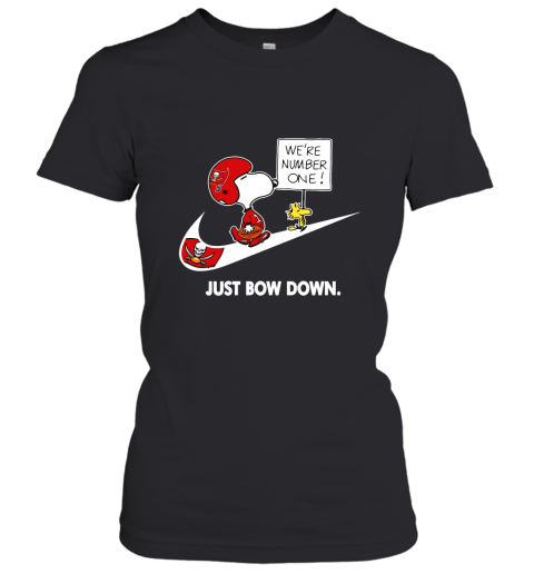 Tampa Bay Buccaneers Are Number One – Just Bow Down Snoopy Women's T-Shirt