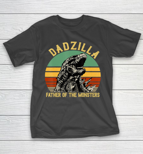 Father gift shirt Vintage Dadzilla Father Of The Monsters Fathers Day Gift T Shirt T-Shirt