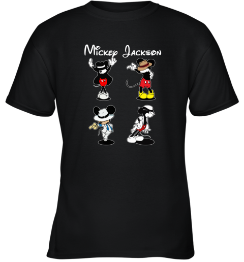 ou83 mickey jackson four style dance micheal jackson youth t shirt 26 front black