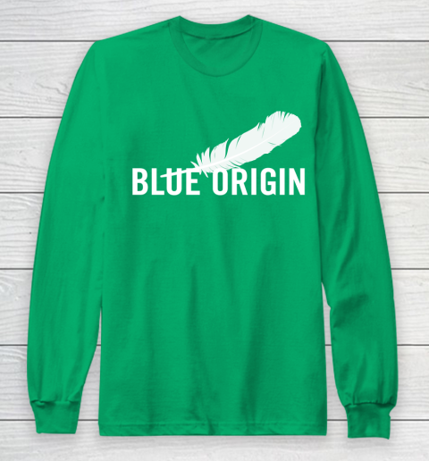 Blue Origin  All White Long Sleeve T-Shirt 4