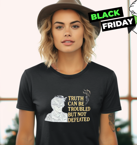 Mohammed Zubair Truth Can Be Troubled But Not Defeated Women's T-Shirt