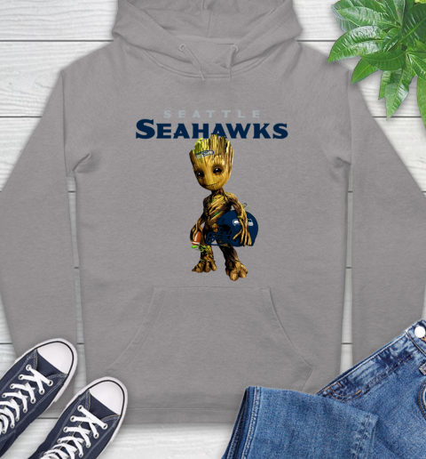 Seattle Seahawks NFL Football Groot Marvel Guardians Of The Galaxy Hoodie 6