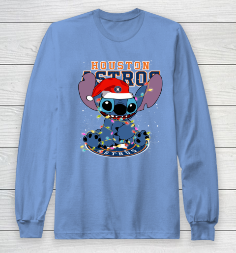 Houston Astros MLB noel stitch Baseball Christmas Long Sleeve T-Shirt 8