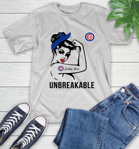 MLB Chicago Cubs Girl Unbreakable Baseball Sports T-Shirt