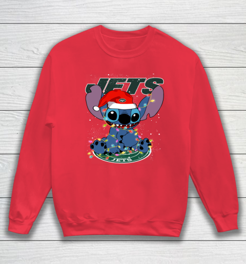 New York Jets NFL Football noel stitch Christmas Sweatshirt 6