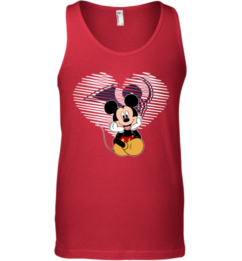 NFL Los Angeles Rams The Heart Mickey Mouse Disney Football T Shirt lz0YzYUM17T unisex tank 17 95 151514 front red