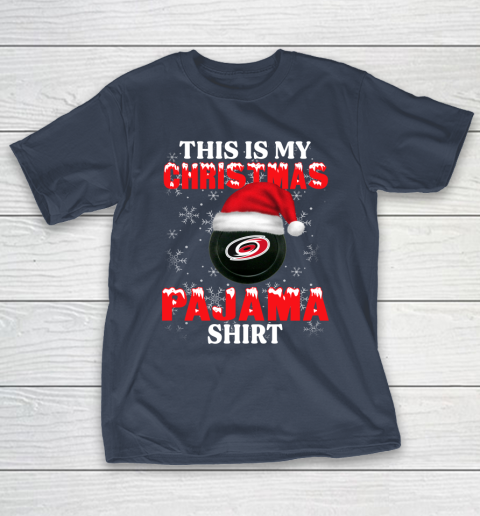 Carolina Hurricanes This Is My Christmas Pajama Shirt NHL T-Shirt 3