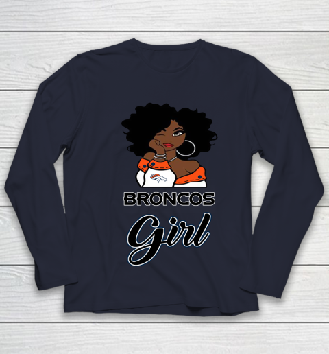 Denver Broncos Girl NFL Youth Long Sleeve 3