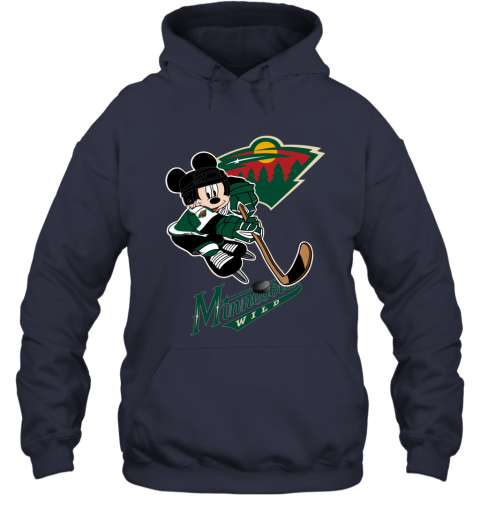 NHL Minnesota Wild Mickey Mouse Disney Hockey T Shirt 7TyBEGurkXZ hoodie 23 95 151514 front navy
