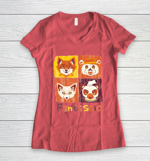 Mr. Fox The Fantastic Women's V-Neck T-Shirt 6