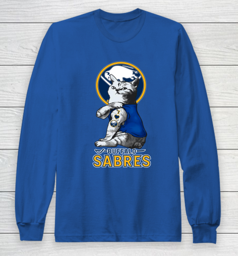 NHL My Cat Loves Buffalo Sabres Hockey Long Sleeve T-Shirt 6