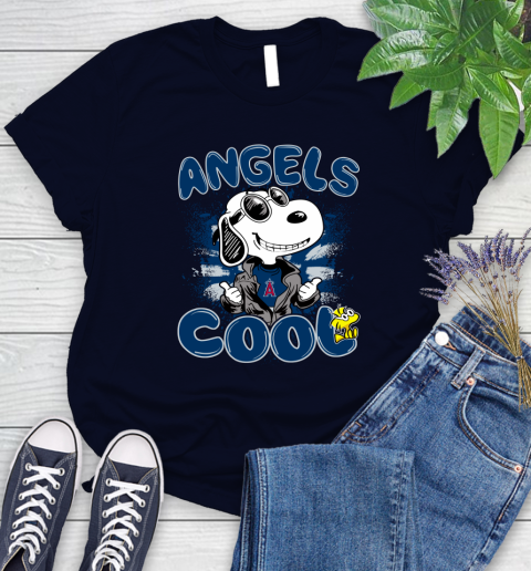 MLB Baseball Los Angeles Angels Cool Snoopy Shirt Women's T-Shirt 2