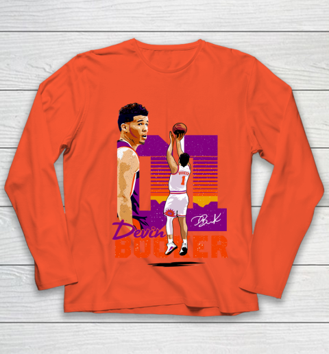 Devin Booker 01 Phoenix Suns Youth Long Sleeve 2