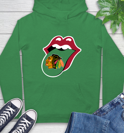 Chicago Blackhawks NHL Hockey Lips I Root For My Team Adoring Fan 20