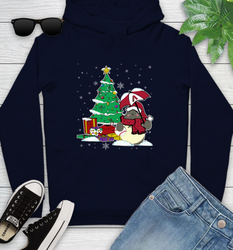 Arizona Diamondbacks MLB Baseball Cute Tonari No Totoro Christmas Sports Youth Hoodie 3
