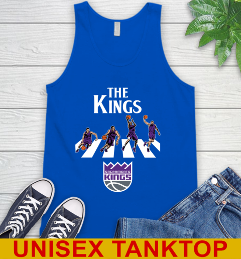 NBA Basketball Sacramento Kings The Beatles Rock Band Shirt Tank Top 4