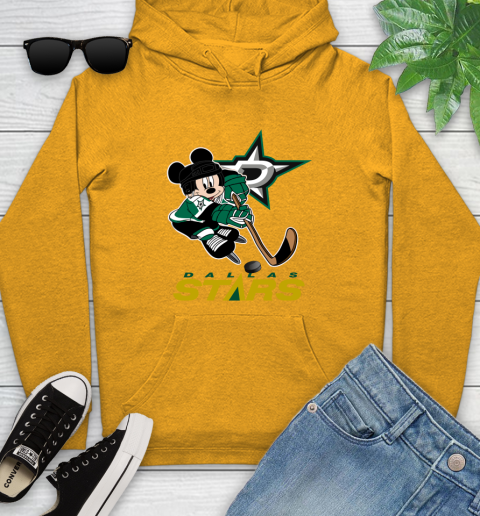 NHL Dallas Stars Mickey Mouse Disney Hockey T Shirt Youth Hoodie 3
