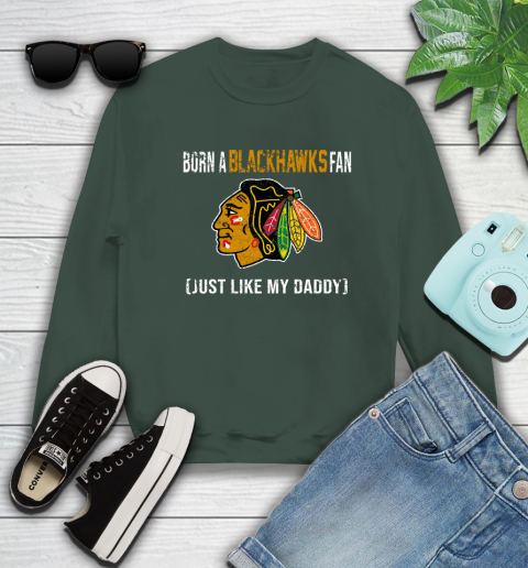 NHL Chicago Blackhawks Hockey Loyal Fan Just Like My Daddy Shirt Sweatshirt 13 NHL Chicago Blackhawks Hockey Loyal Fan Just Like My Daddy Shirt Sweatshirt - Image 13
