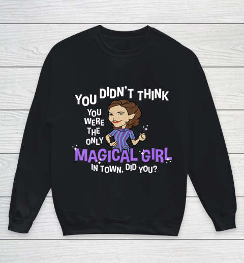 Marvel WandaVision Agatha Harkness Magical Girl Youth Sweatshirt
