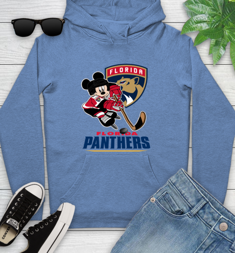 NHL Florida Panthers Mickey Mouse Disney Hockey T Shirt Youth Hoodie 12