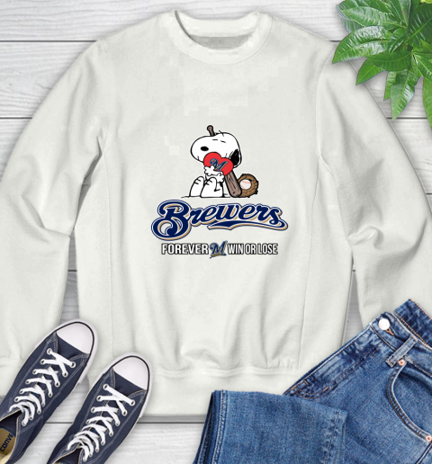 MLB The Peanuts Movie Snoopy Forever Win Or Lose Baseball Milwaukee Brewers 25