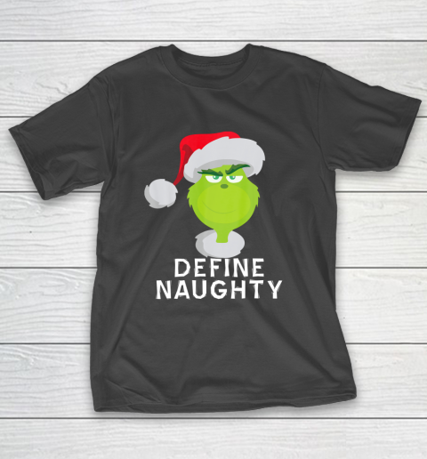 Dr Seuss Shirt The Grinch Naughty Grinch Christmas T-Shirt