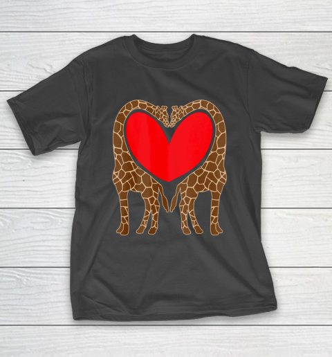 Cute Giraffe TShirt Fun Valentine Gift for Giraffe Lovers T-Shirt