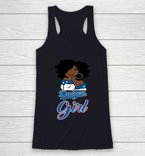 Los Angeles Dodgerss Girl MLB Racerback Tank 8