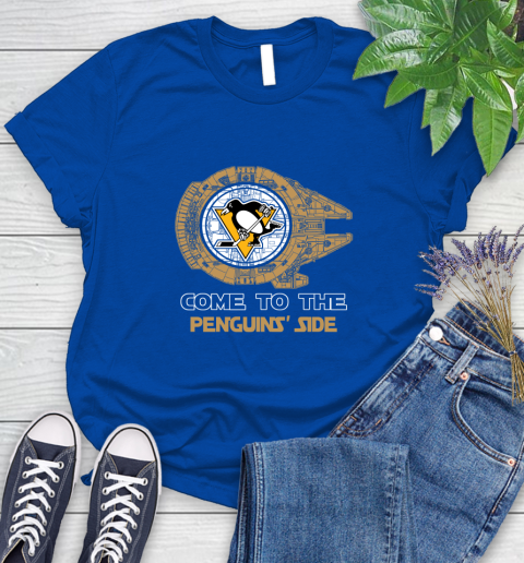 NHL Come To The Pittsburgh Penguins Wars Hockey Sports Women's T-Shirt 12