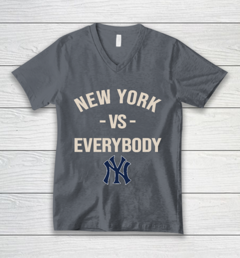 New York Yankees Vs Everybody V-Neck T-Shirt 4