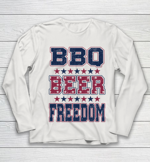 BBQ Beer Freedom Youth Long Sleeve 11