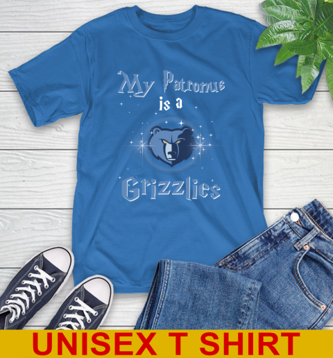 NBA Basketball Harry Potter My Patronus Is A Memphis Grizzlies T-Shirt 11