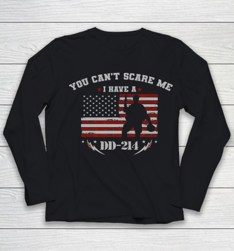 Veteran Shirt DD214, Army, Soldier, Proud Wife of a D214 Youth Long Sleeve