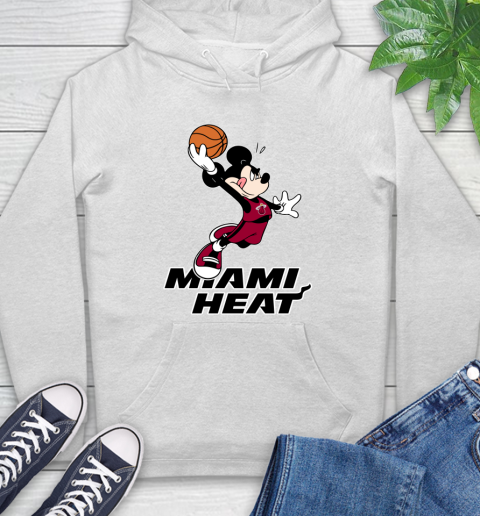 NBA Basketball Miami Heat Cheerful Mickey Mouse Shirt Hoodie 2