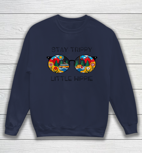 Stay Trippy Little Hippie Glasses Shirt Hippie Camping Gift
