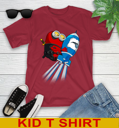 NBA Basketball Orlando Magic Deadpool Minion Marvel Shirt Youth T-Shirt 12