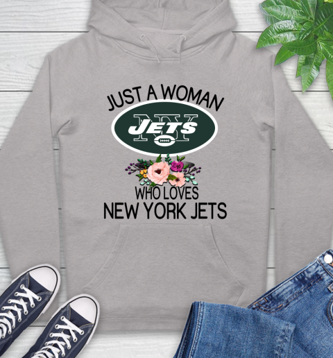 NFL Just A Woman Who Loves New York Jets Football Sports Hoodie 10