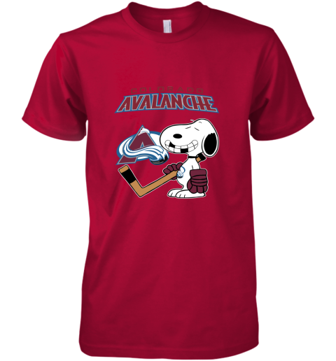 Colorado Avalanche Ice Hockey Broken Teeth Snoopy NHL Premium Men's T-Shirt