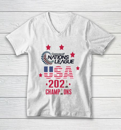 USA Concacaf Champion Nations League 2021 V-Neck T-Shirt