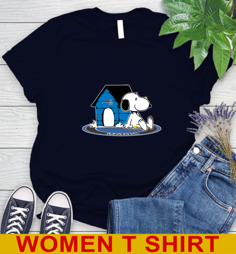 NBA Basketball Orlando Magic Snoopy The Peanuts Movie Shirt Women's T-Shirt 3