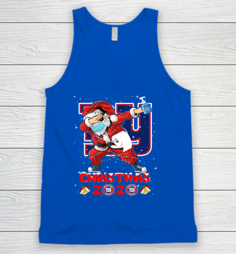 New York Giants Funny Santa Claus Dabbing Christmas 2020 NFL Tank Top 4